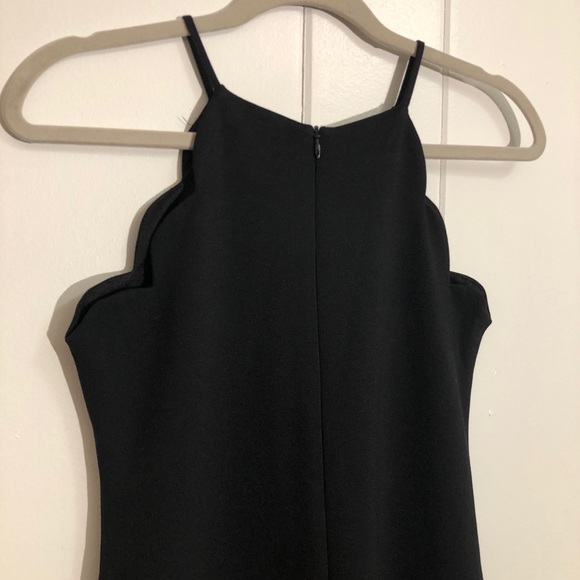 Design Lab Black Scallop Halter Dress - Picture 4 of 7